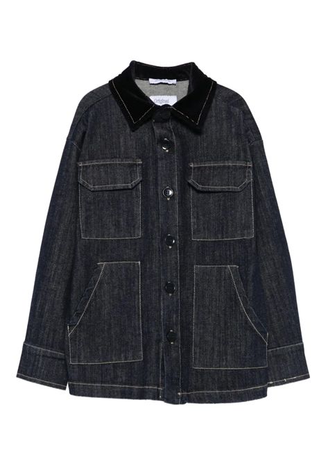 Camicia con tasconi PAOLO PECORA KIDS | PP4146BLU